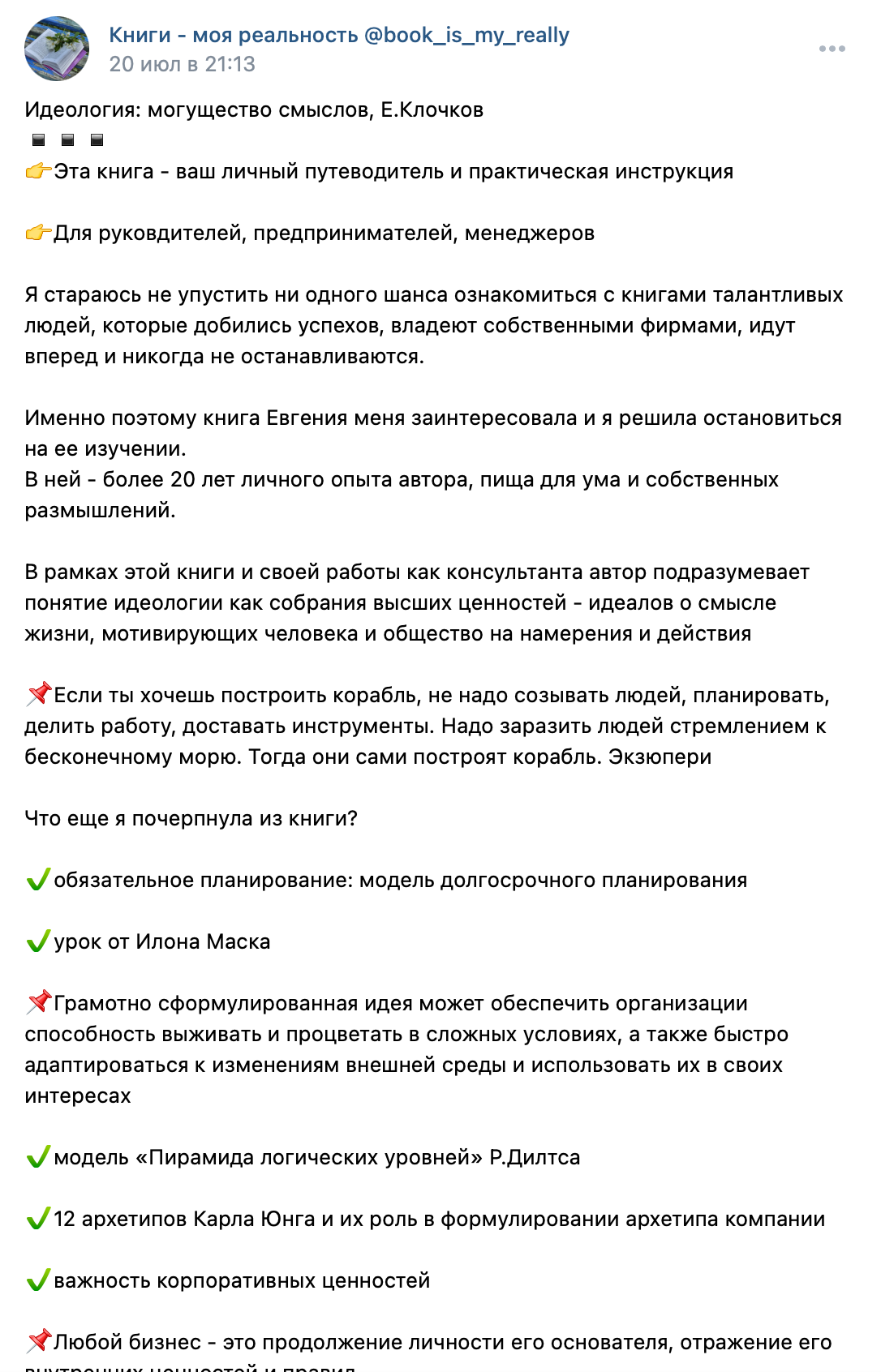 Отзыв «Книги — моя реальность» о книге «Идеология: могущество смыслов»